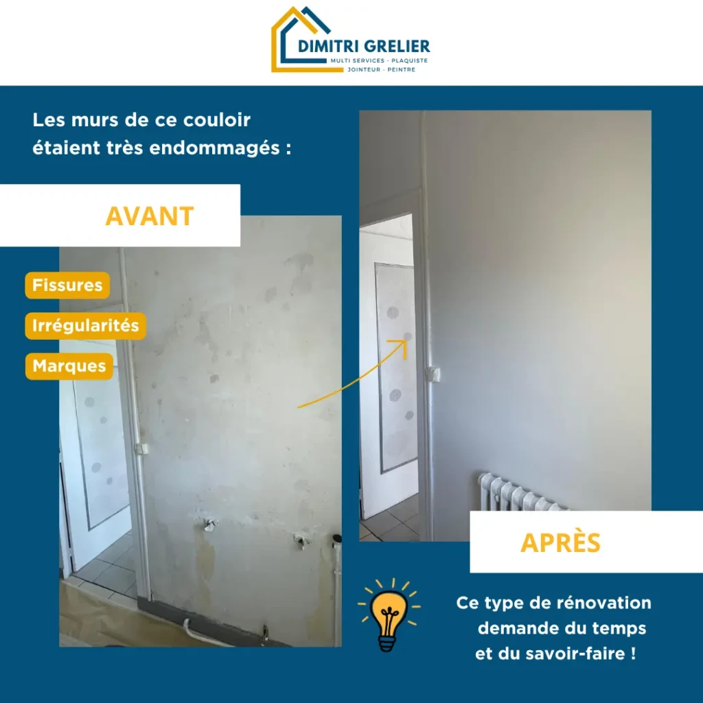 Avant / Après : un couloir entièrement transformé !
